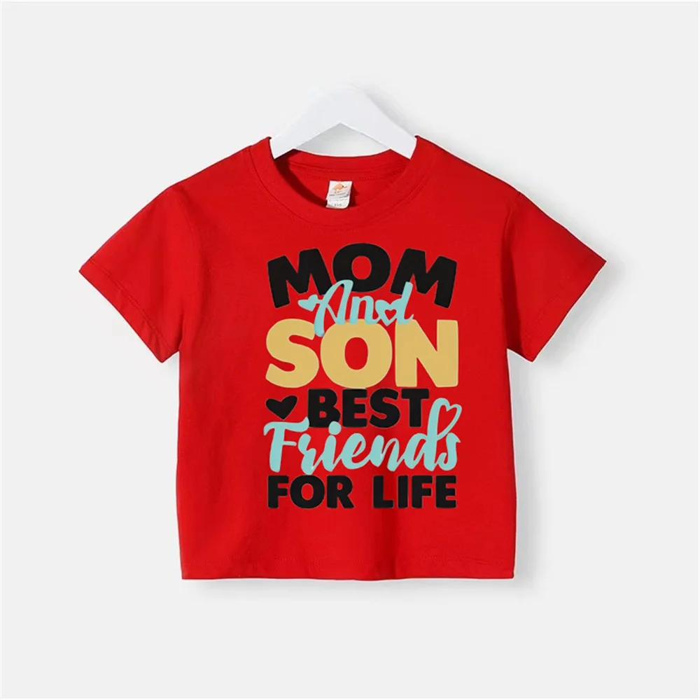 Summer playful children's short sleeve top Baby children round neck cotton T-shirt Sunny boys girls short sleeve cotton T-shirt