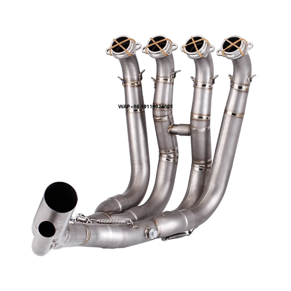 

2019-2023 S1000RR Motorcycle Exhaust System with Titanium Alloy Front Connector Tube New Condition
