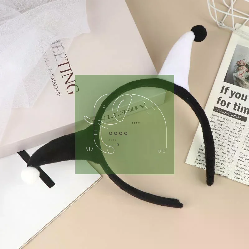 

2Pcs Funny Two-color Clown Headband Cosplay Demon Jokers Headwear Halloween Party Hair Accessories Cosplay Costume Props