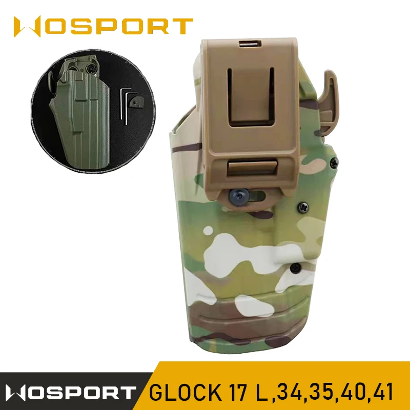 

Tactical Quick Draw Holster, Hunting Pistol Holster, Suitable for Molle Belt, Tactical Shooting Equipment, Glock