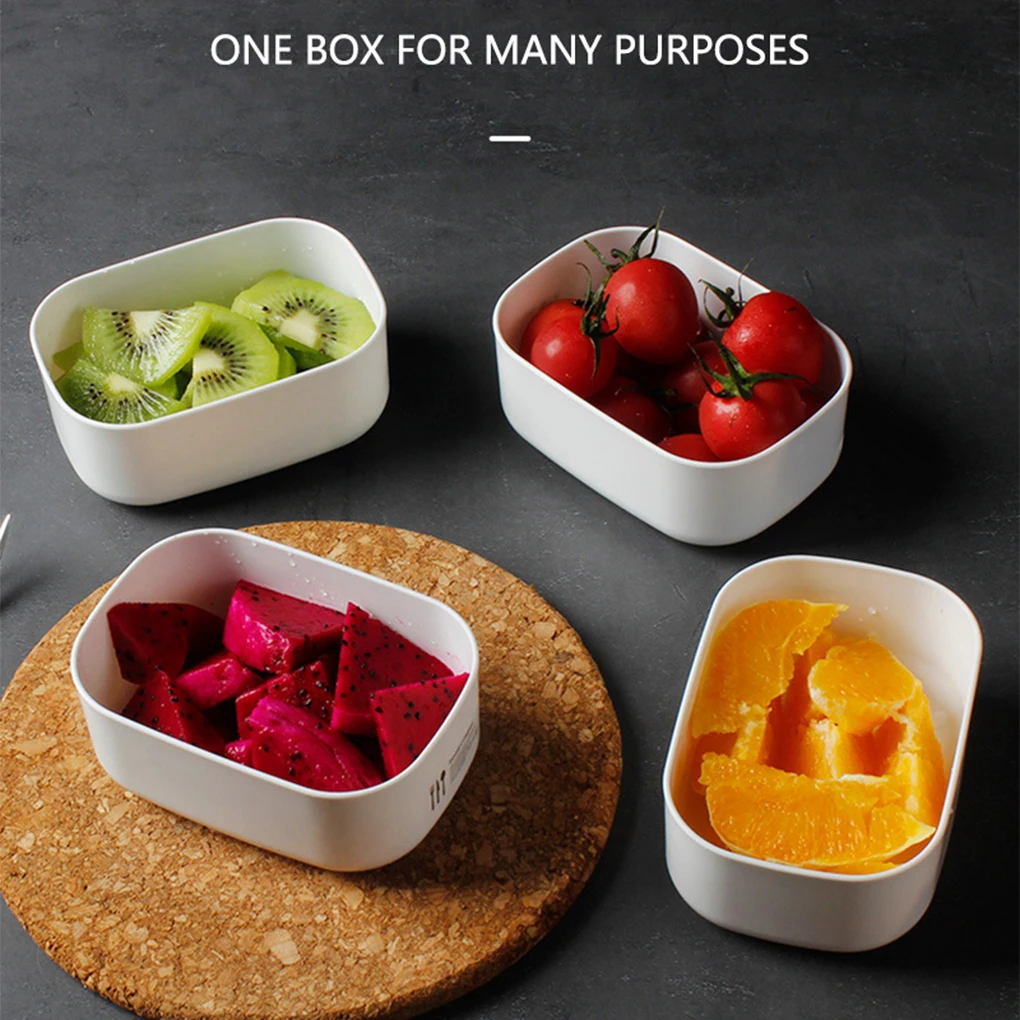 1/5pcsFood Storage Container Coarse Rice Packaged Box Lunch Boxes Vegetables Organizers Home Microwaveable School Office