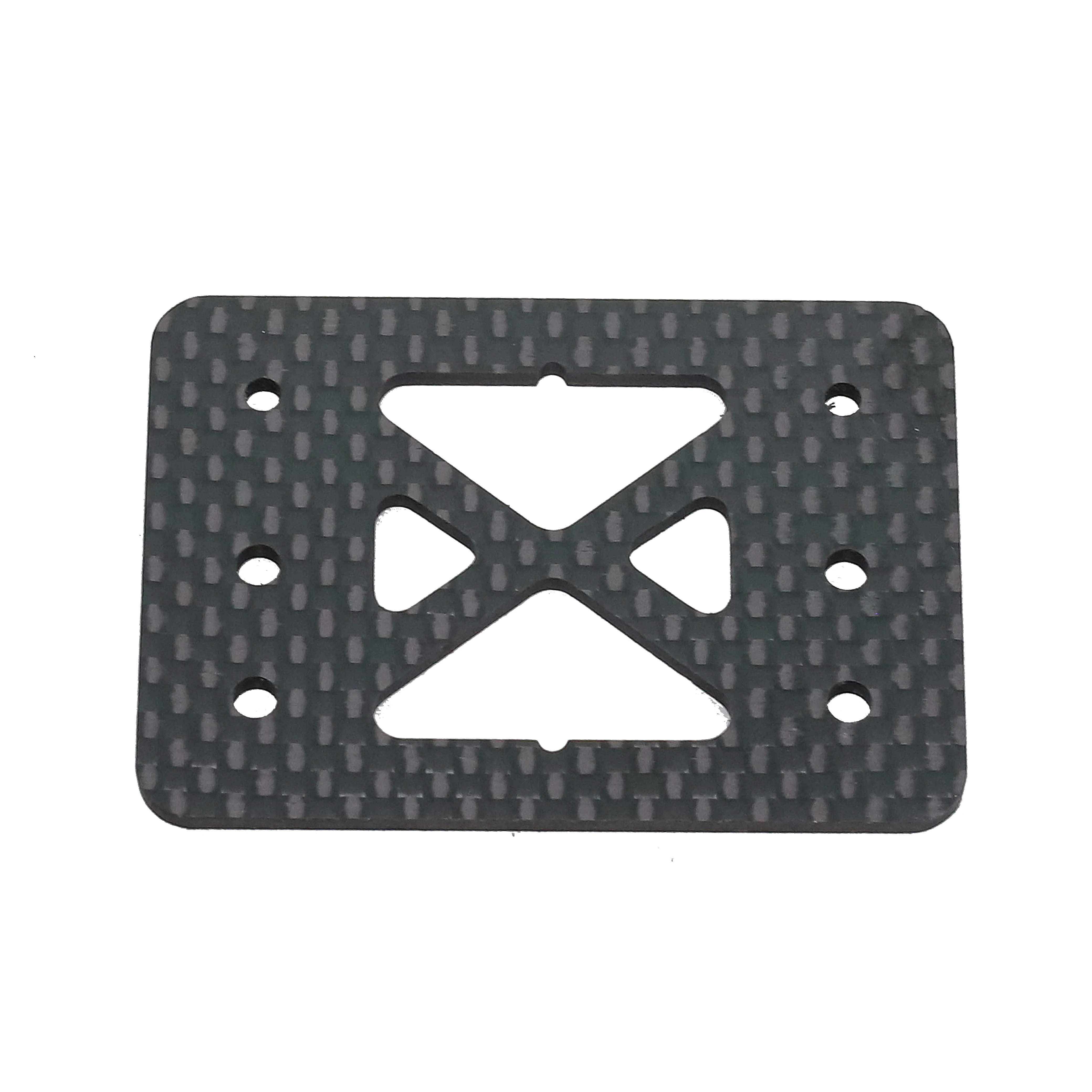 Original TO-354-N One-Piece Carbon Fiber Rear Wing Stay Reinforcement & Heightening Plate for Kyosho MP11 RC Car