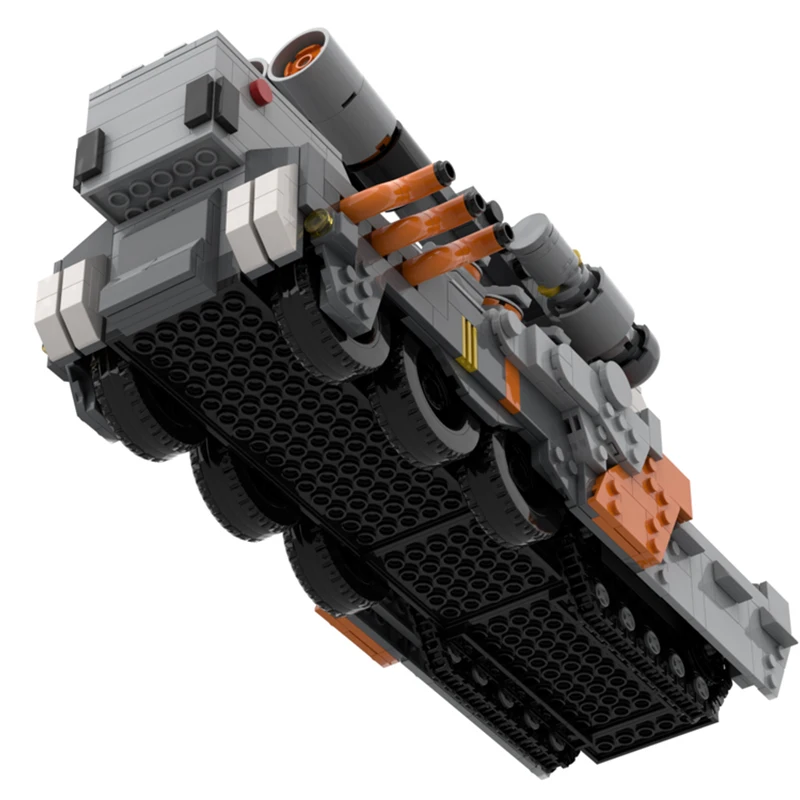 1195PCS MOC MOG Alteisen Pen Holder Functional Train Model from NIKKEes Compact Desk Decor Modular Building Building Blocks Gift