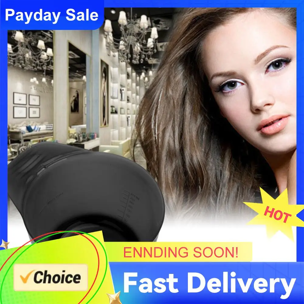 Hair Color Mixing Bowl with Scale Plastic Color Mixing Tint Bowl Multi-Function Hair Dye Applicator Bowl Hair Dying Tools
