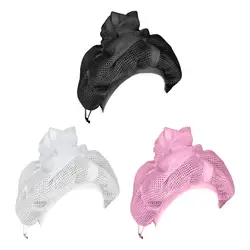 Net Plopping Caps for Drying Curly Hair Foldable Quick Drying Hair Hats Adjustables Net Plopping Bonnets for Women Hair