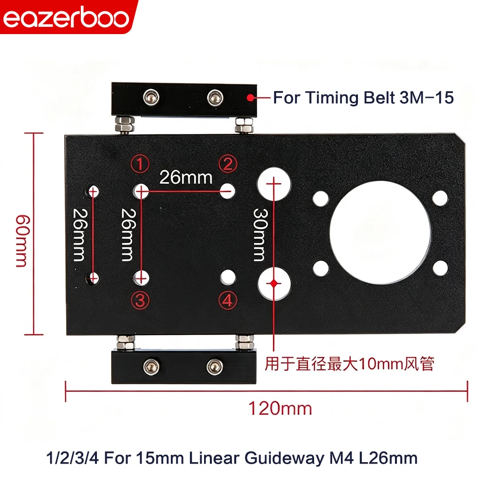 Adjustable CO2 Laser Head Kit, Focus Lens Tube Mirror Mount Holder For CO2 Laser Engraver Cutter Optical Path Spare Parts