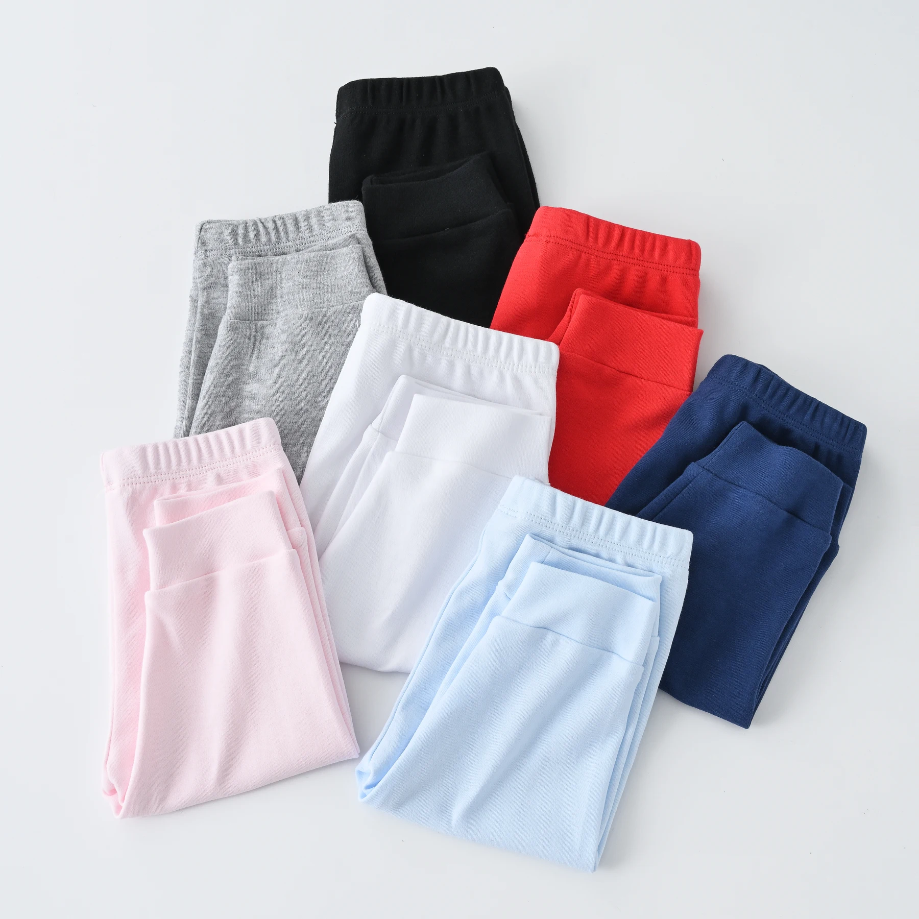 100% Baumwolle Babyhose leer Baby Jungen und Mädchen Legging Farben Kinder hose schlichte Neugeborene Kleidung Musselin Kleidung