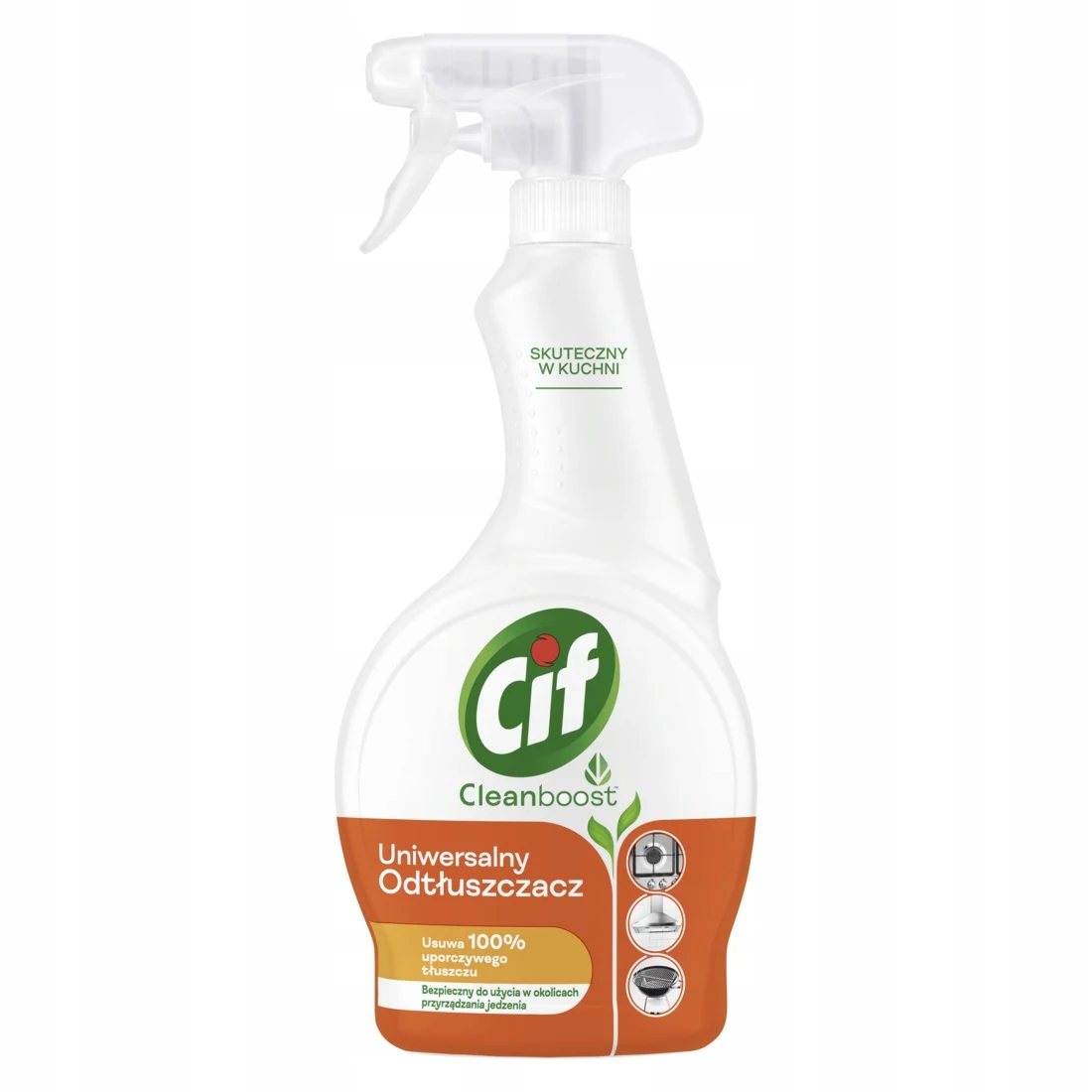 Desengrasante Cif para Estufas y Platos, Líquido de Limpieza Cleanboost 500ml