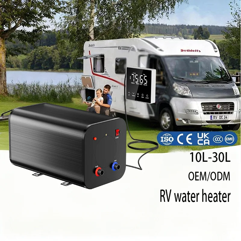 デュアルパワー 12V 220V 10L 15L 20L 30L ボイラータンク式電気温水器 キャンピングカー/RV/キャラバン用