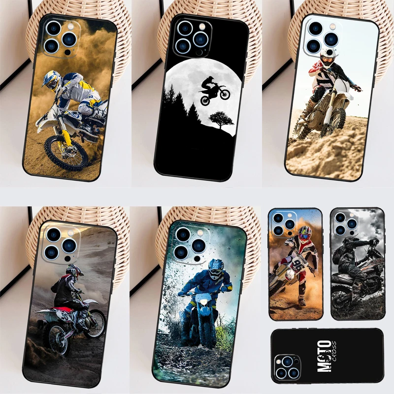 Moto Cross Motorcycle Sports Case For Xiaomi 17T Pro 14T 15T 15 17 Ultra POCO F8 F9 Ultra F6 F7 X5 X6 X7 X8 Pro Max Cover