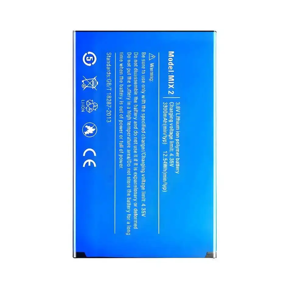 

Хорошая низкотемпературная производительность, высокая эффективность для аккумулятора мобильного телефона Ulefone Mix 2 3300 мАч