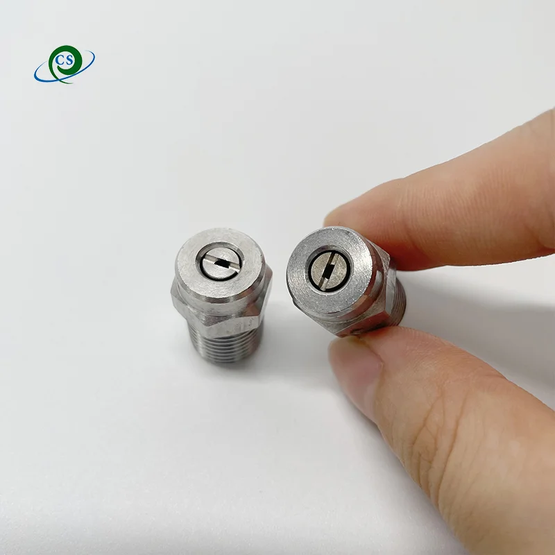 1/4” 25&40 Degree 030 High Pressure Cleaner Washer Accessories Stainless Steel Spray Fan Nozzle Tips Head Rotating Turbo Nozzle