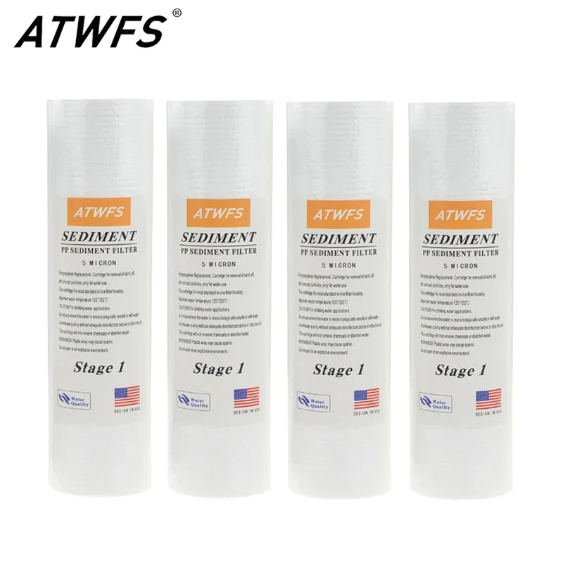 Water Purifier Filter 5 Micron 4 X 10