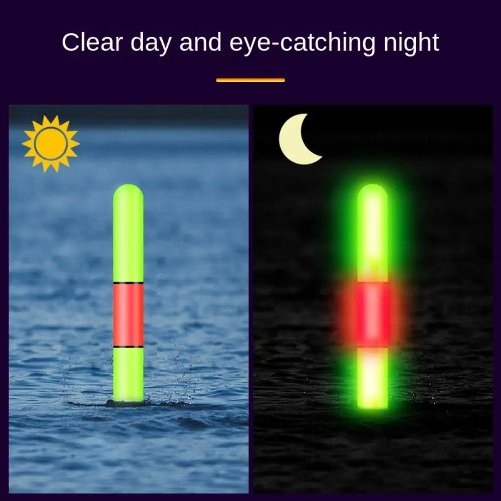 2024 Indicator Fishing Lure Buoy Strike Slip Drift Tube Bobbers 3 light Bite Hook Color Change Bite Alarm Night fishing