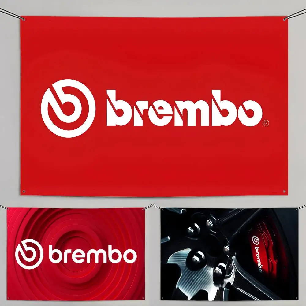 Berühmte Marke B-Brembo Flaggen, Schlafzimmer, Wohnzimmer, Wandbehang, Banner, gemütliche Wandteppiche, Heimdekoration, Geschenk