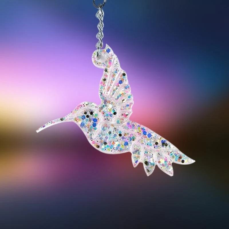 

J78F Колибри силиконовая форма смола брелок форма ювелирные изделия эпоксидная форма для поделок своими руками