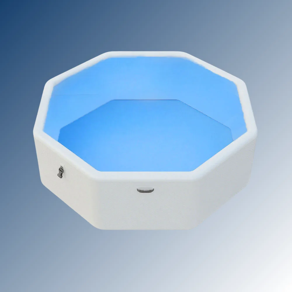 2-8 Person Foldable Octagon Bathtub Inflatable Hot Tub Cold Plunge Party Tub Chiller for Cover Type Plunge
