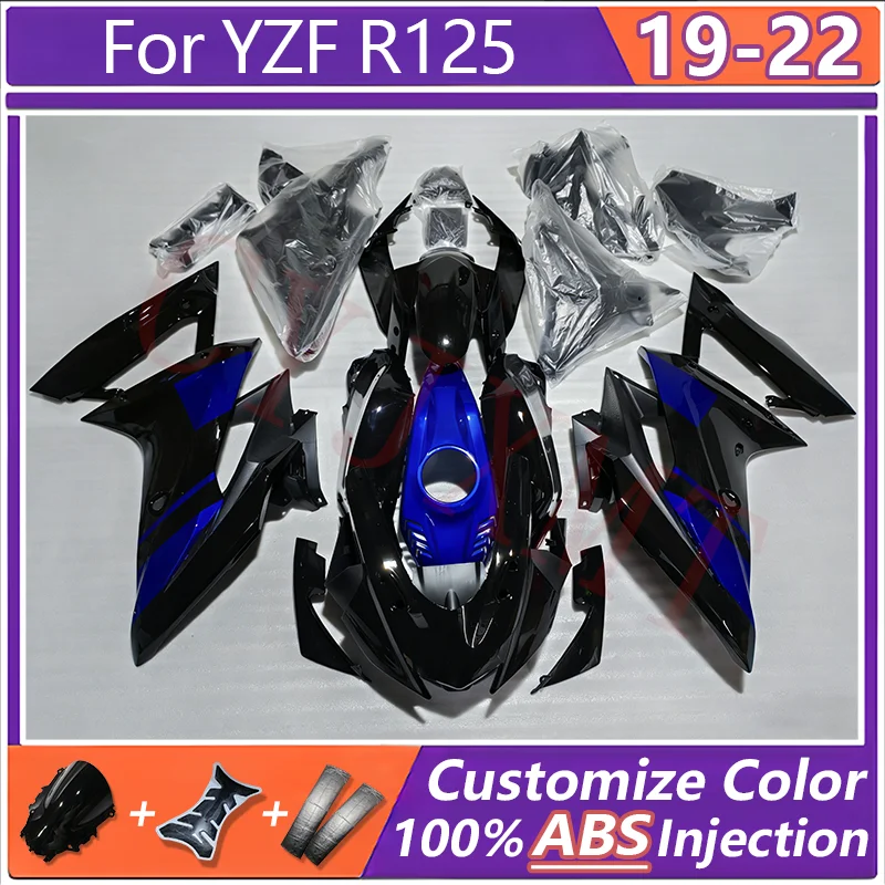 Motorcycles Fairing Kit For Yamaha YZFR125 YZF-R125 2019-2021 2022 ABS Injection Molds Fairings YZF R125 19-22 Bodyframe Housing