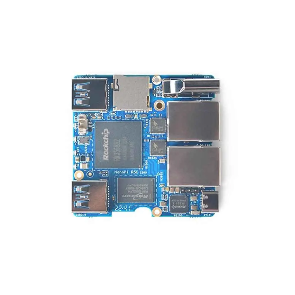 NanoPi R5C Rockchip RK3568B2 A55 Dual 2.5G Ethernet Port Support M.2 WiFi Module Linux/Openwrt/Debian/Ubuntu 2 4 GB RAM Optional