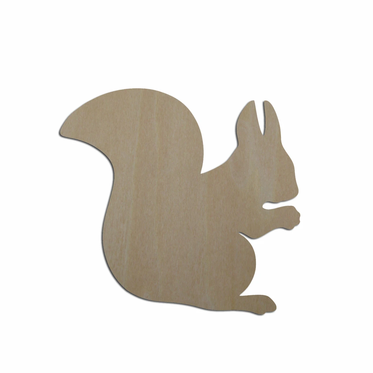 Squirrel With Big Tail Unfinished Blank Wild Animal Wood Shape Cut Out For Woodcraft DIY Project Party Supplies