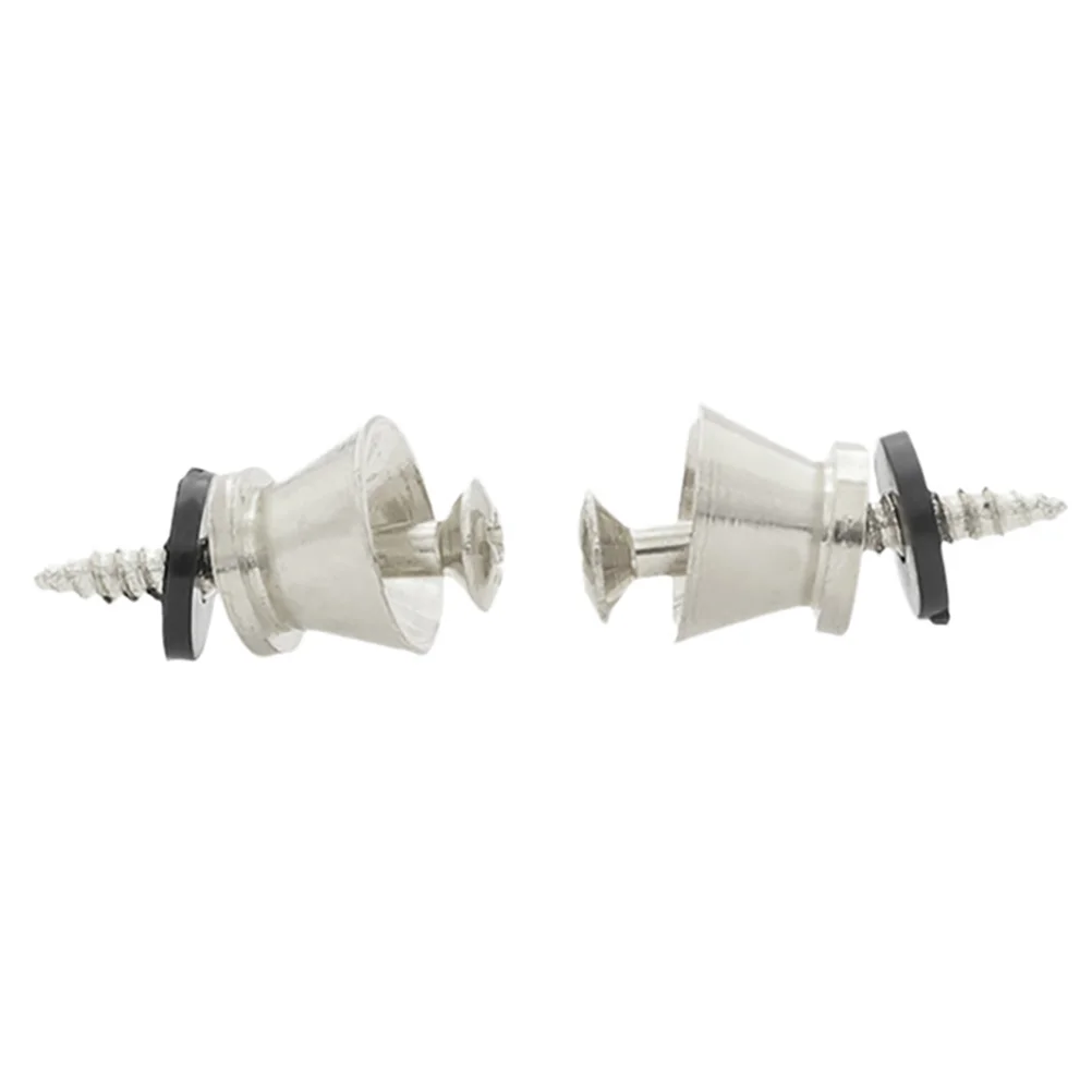 

1 Pair Guitar Strap Locks Metal Retainer Studs Anti-Off Strap Button For Guitar Bass Ukulele Durable Buckle Accessory