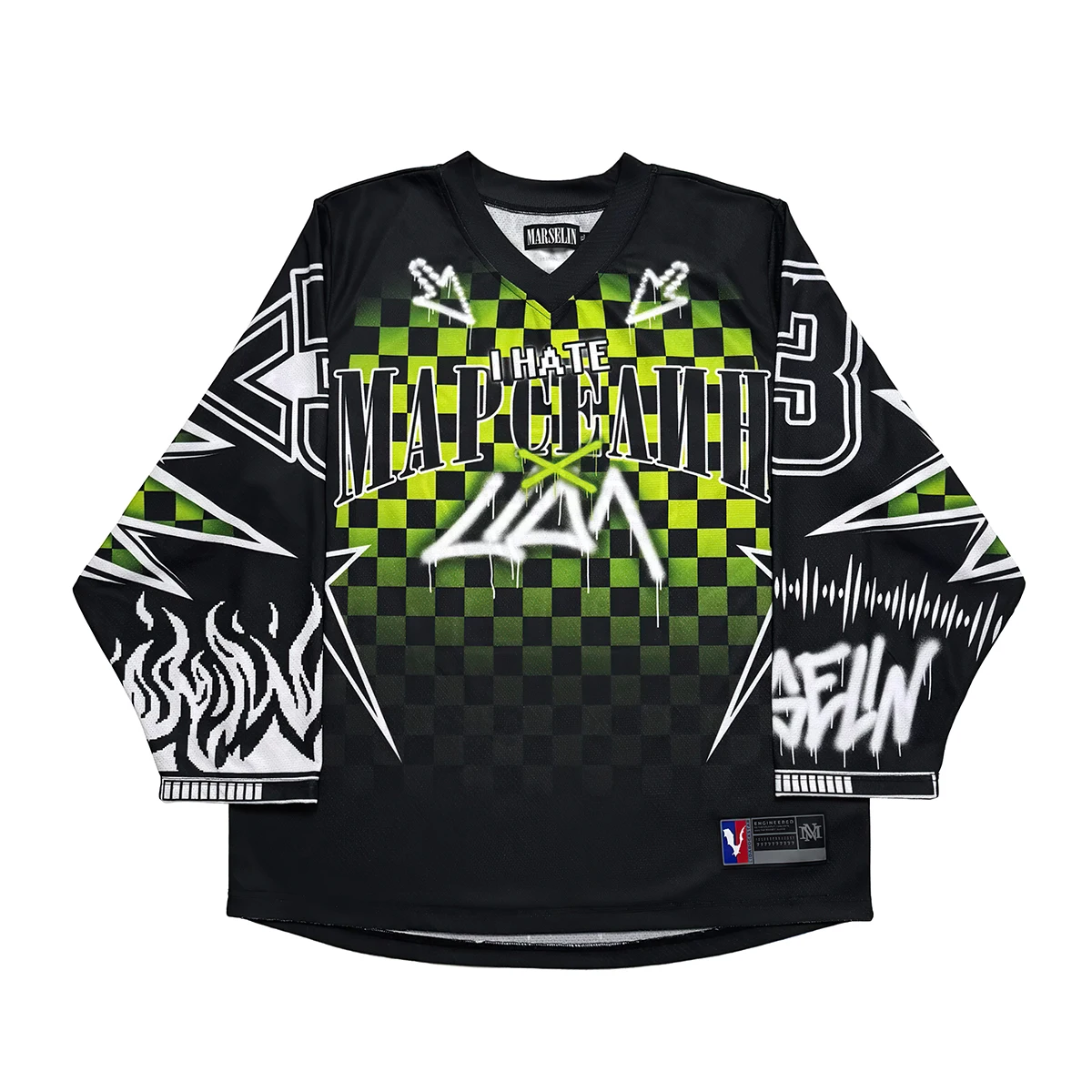 روسيا روك-زيدفرادادنا إذن جيرسي طويلة الأكمام تي شيرت الرجال النساء Harajuku عادية البيسبول جيرسي القمم المتضخم الملابس الكلاسيكية