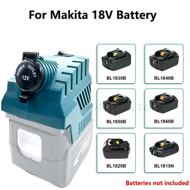 For Makita 18V Battery Car Vehicle Refrigerator Power Supply 240W Cigarette Lighter Interface DC 12V Buck Converter Regulator