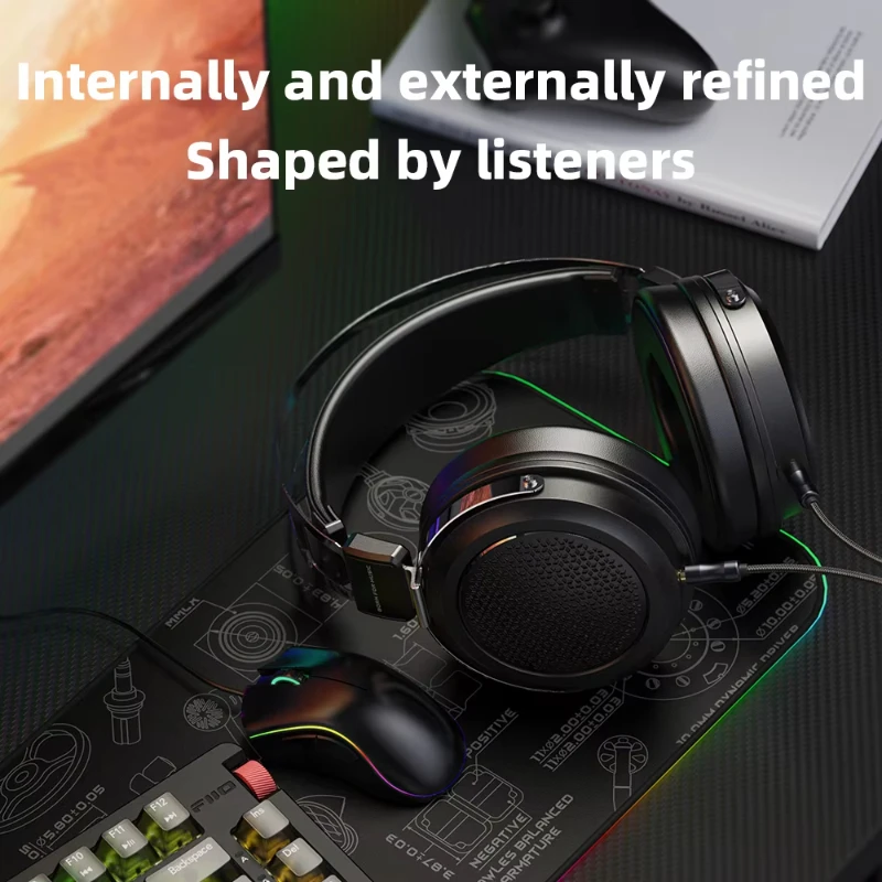 FiiO JT1 Hi‑Fi Wired Over‑Ear Headphones High‑Resolution 3.5mm Balanced Jack Comfortable Headset For Audiophile Music Studio