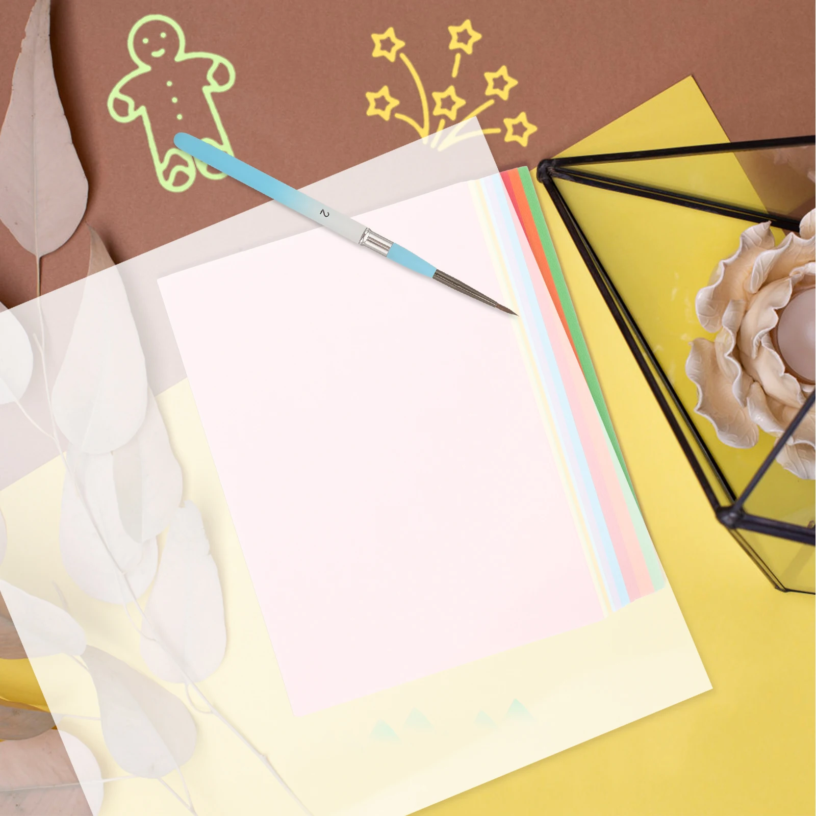 

15 Pcs Polyester Film Template Stencil Material for DIY Craft Blank Translucent White Blanks Plastic