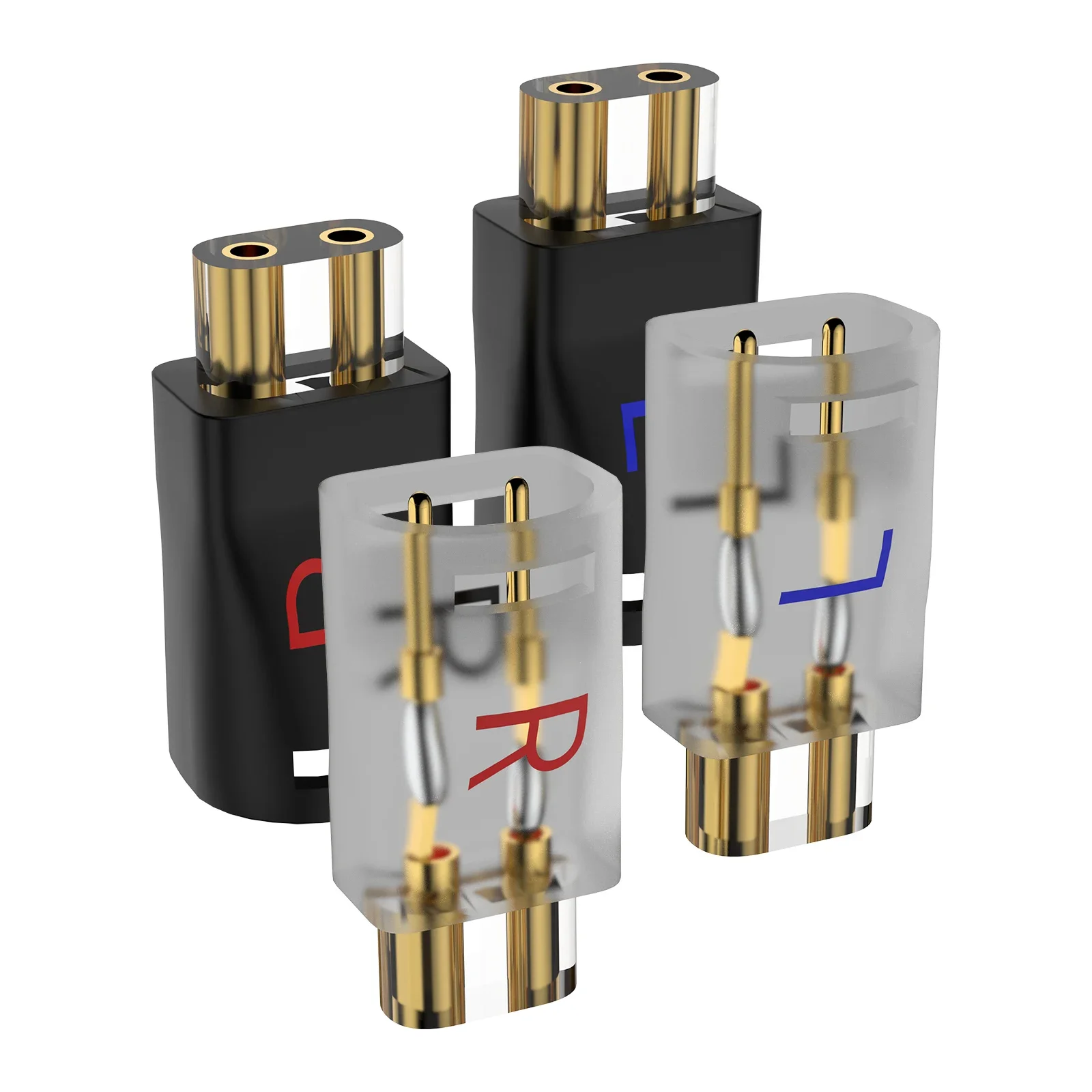 HIFI سماعة محول لسلسلة SENNHEISER IE8 ذكر إلى QDC 2 دبوس أنثى محول سماعات الأذن موصل نقل الصوت