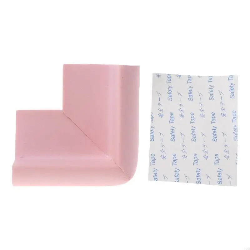 طاولة مطاطية لحماية الأطفال في زوايا المكتب لحماية الأطفال على شكل حرف L ناعمة L8RB