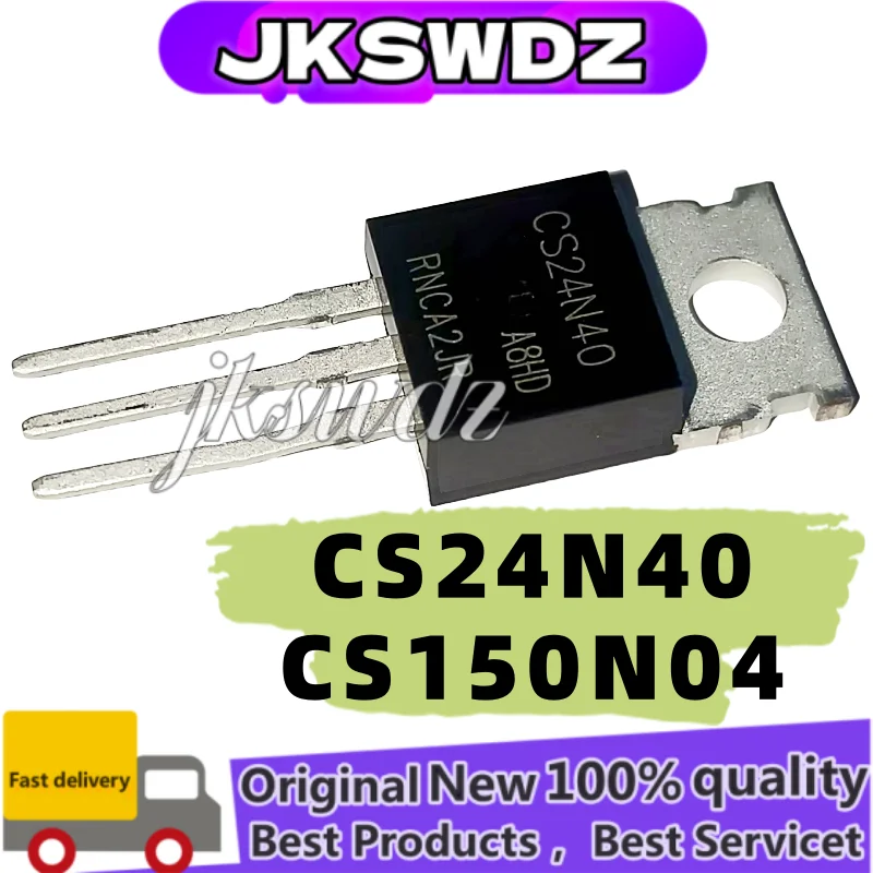 

10 pcs/lot new CS150N04 CS24N40 150N04 24N40 TO-220 MOSFET imported original transistor