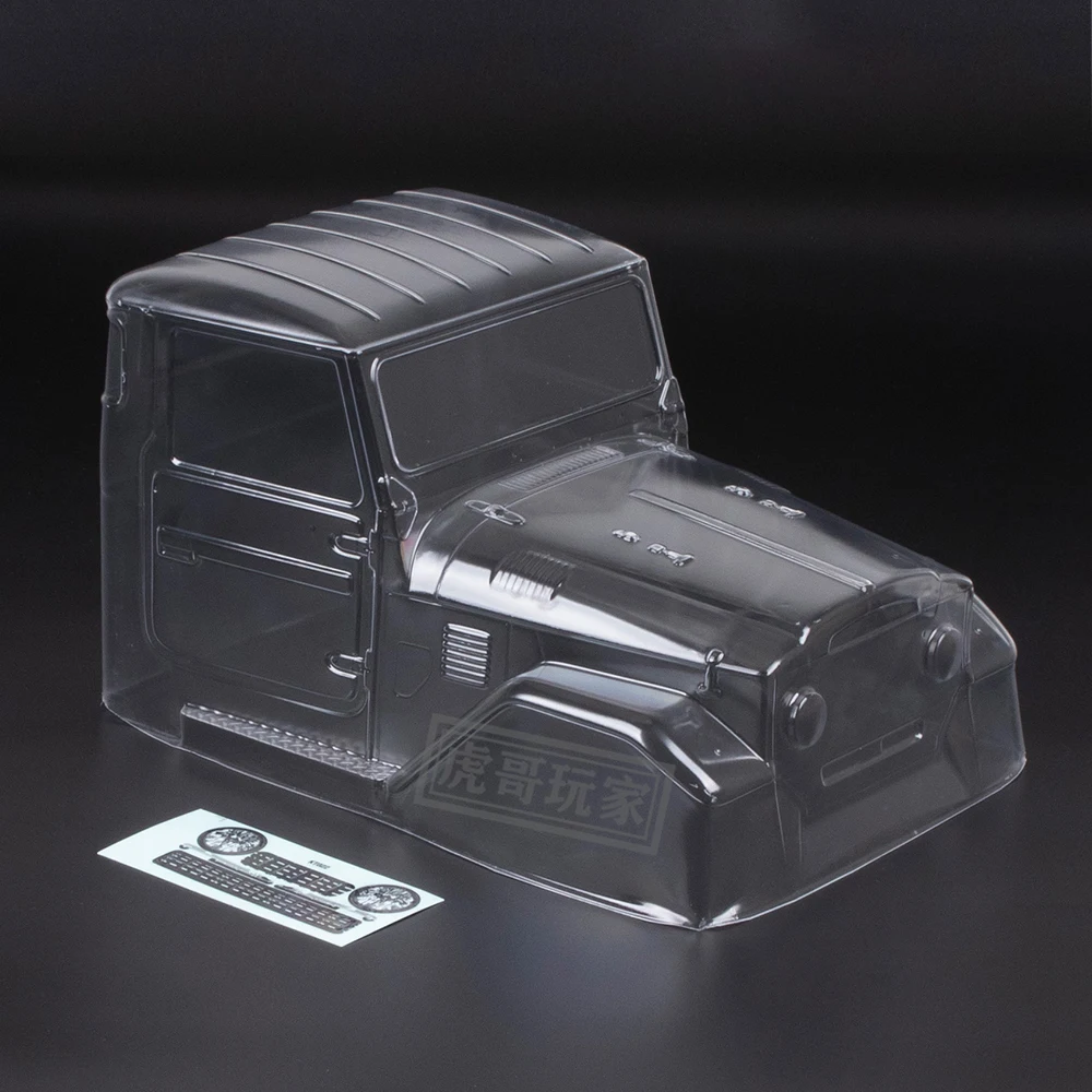 SCX10 90046 TRX4 PC透明カーシェル 1/10 クライミングカーシェル FJ40 ハーフトラック フロント
