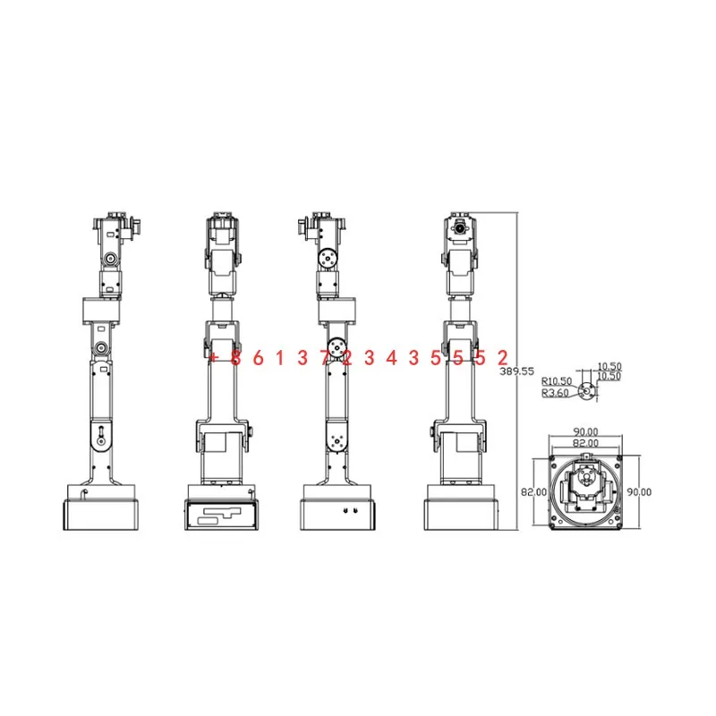 Nano Arm six axis intelligent ROS manipulator moveit Motion planning visual grasping teaching robot