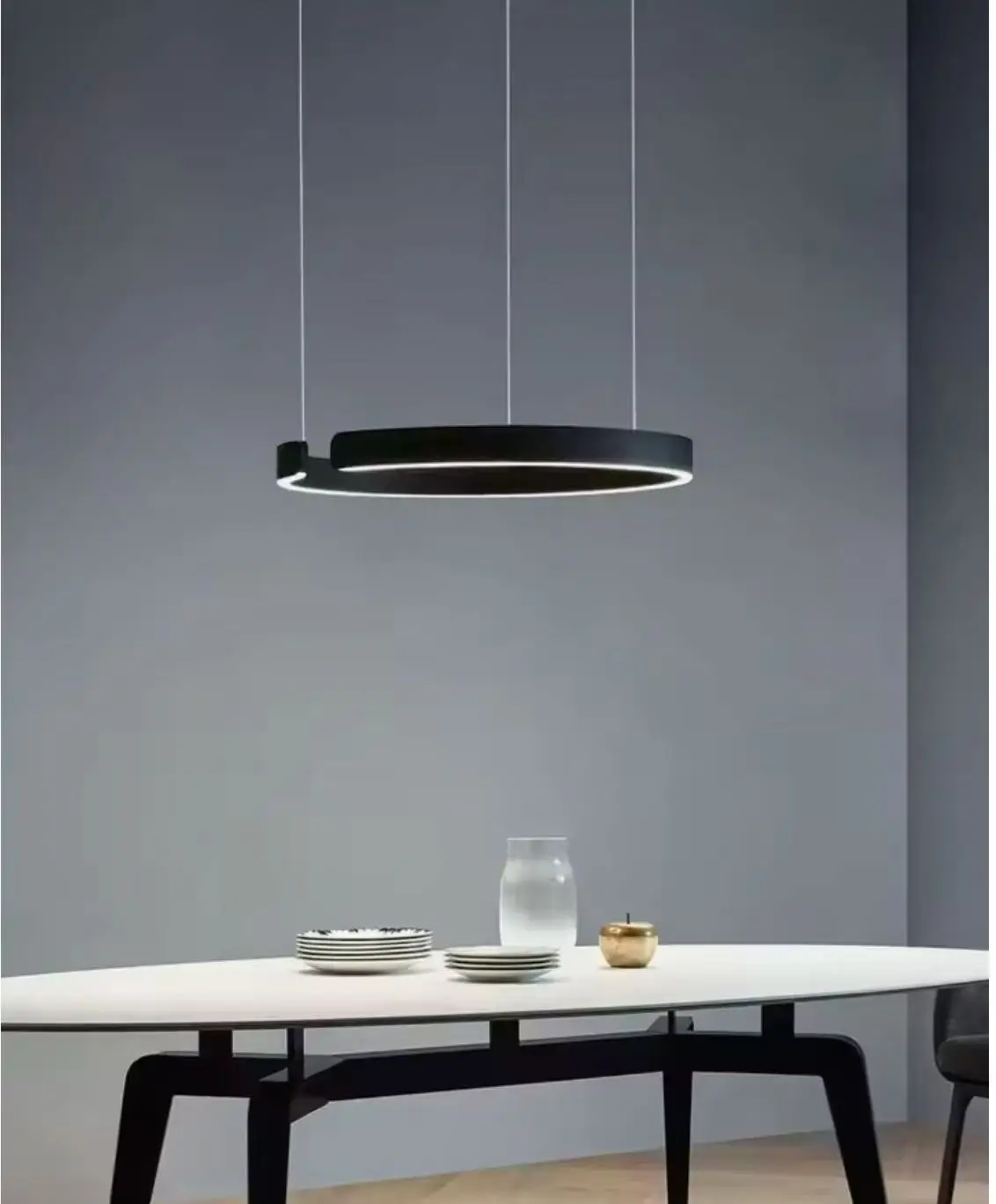 

led lamp Italian minimalist chandelier designer creative c-type internet celebrity living room restaurant simple chandelier whol