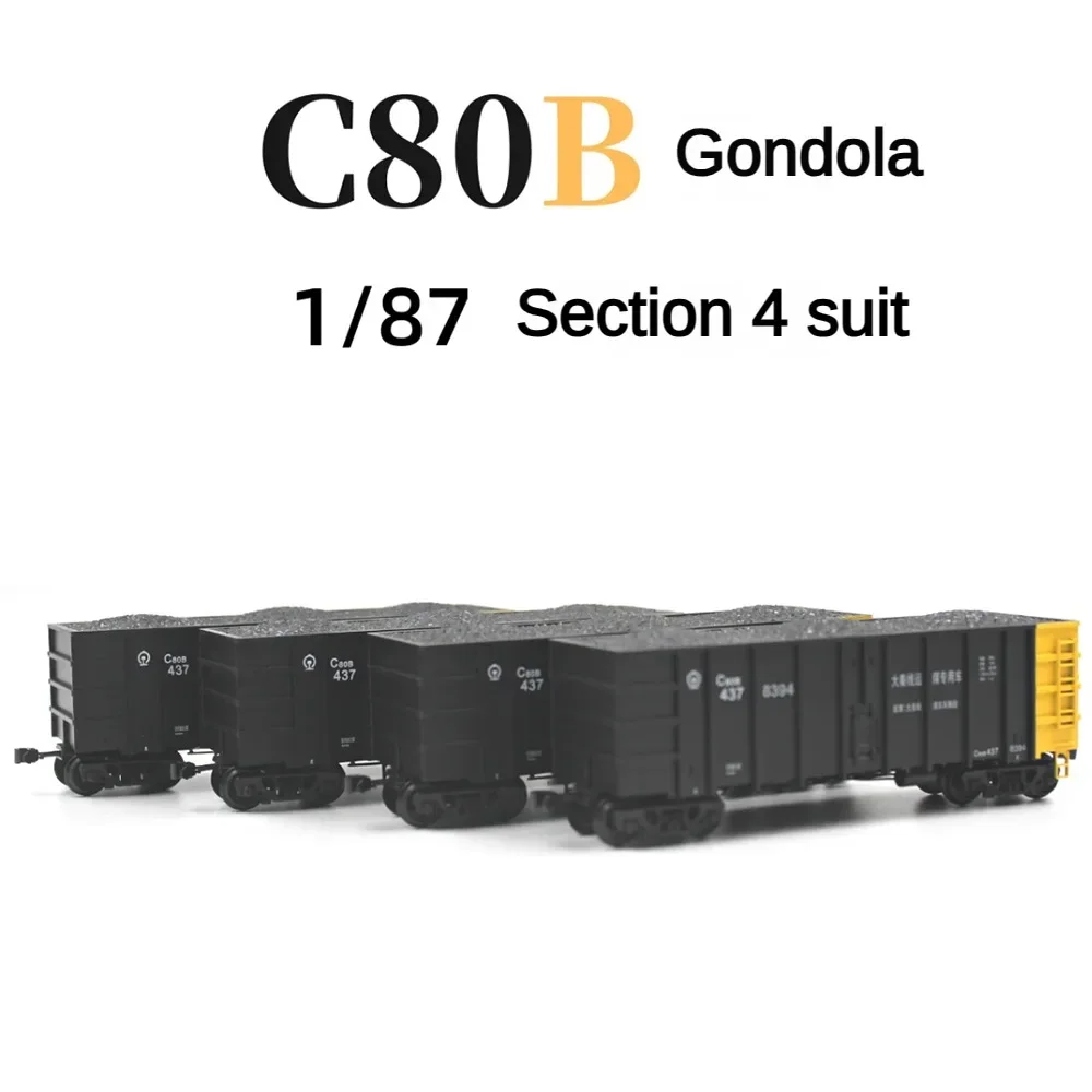 ho-1-87-c80b-train-model-carriage-open-freight-car-passenger-car-set-with-4-carriages-random-model-train-model-toy