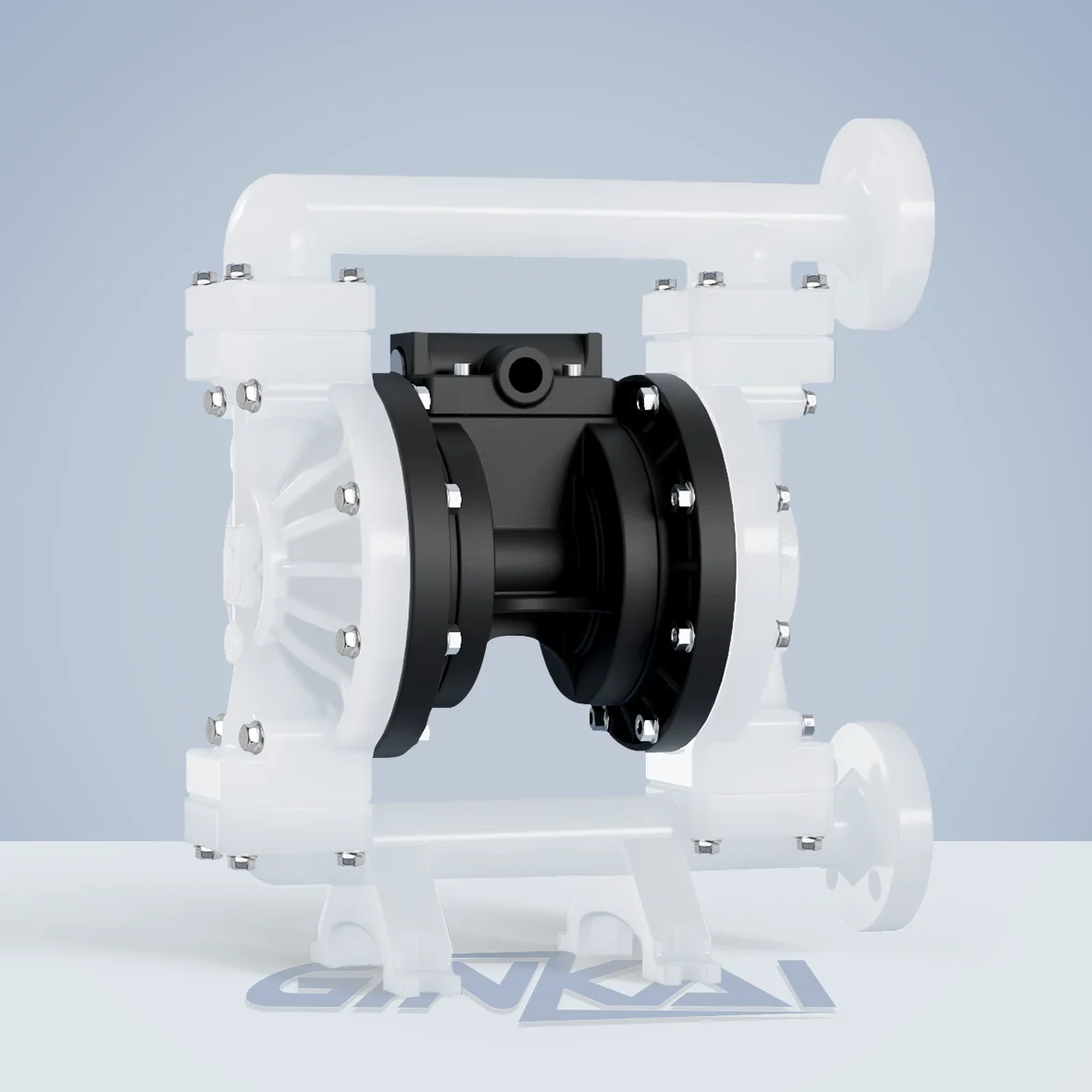 

Пневматический двухмембранный насос AODD (2026 GK, 2 дюйма, 50 мм, полностью пластиковый, из полипропилена) для промышленной перекачки химических жидкостей