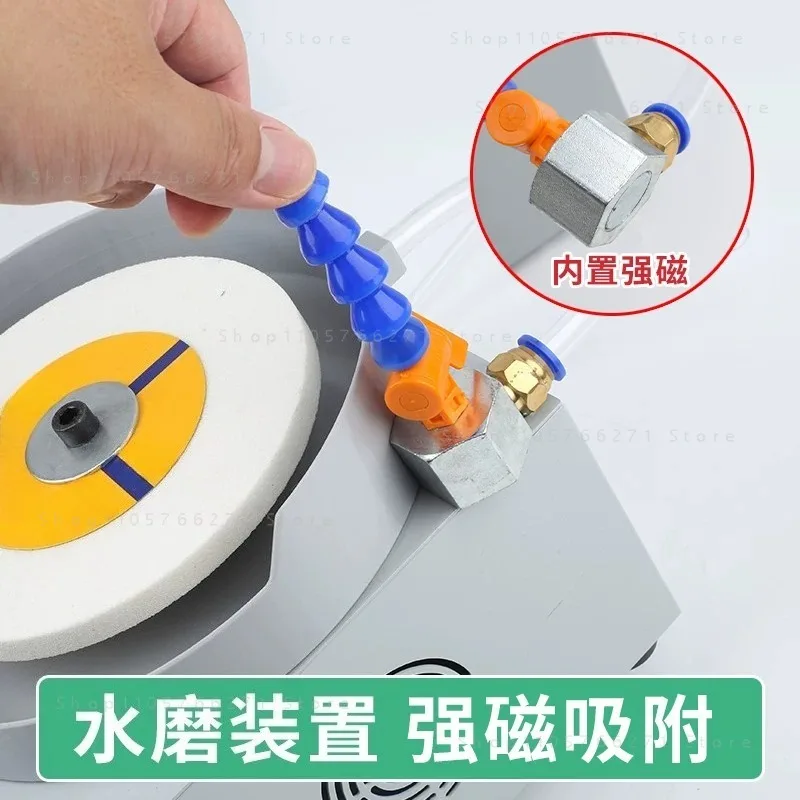 Electric Water Sharpener Small Diamond Grinding Wheel Flat Grinding Dry and Wet Kitchen Knife Scissor Machine