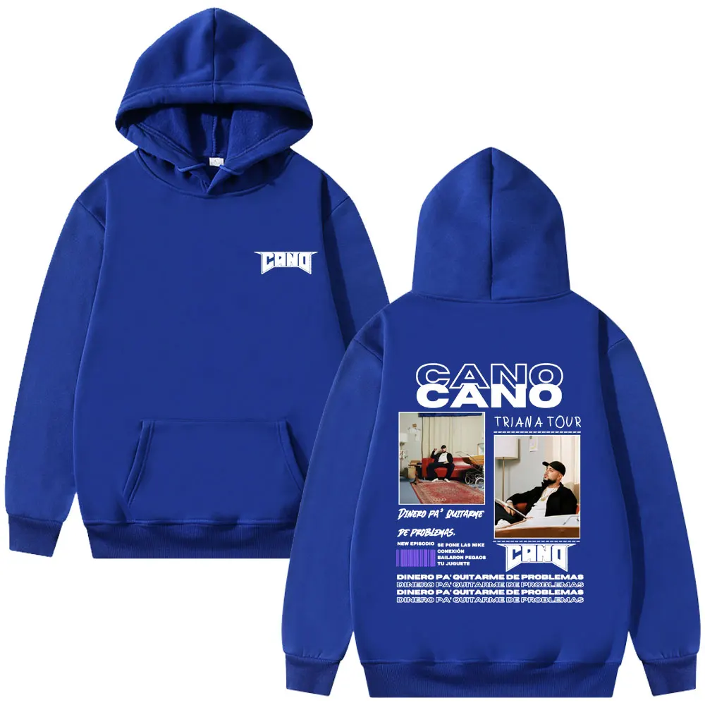 Rapper Cano Triana Tour Album 2025 Hoodies Men Women Fashion Hip Hop Street Sweatshirt Men\'s Oversized Hoodie Vintage Streetwear