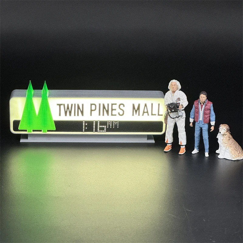 Classic 17CM Back to the Future The Sign of the Parking TWIN PINES 