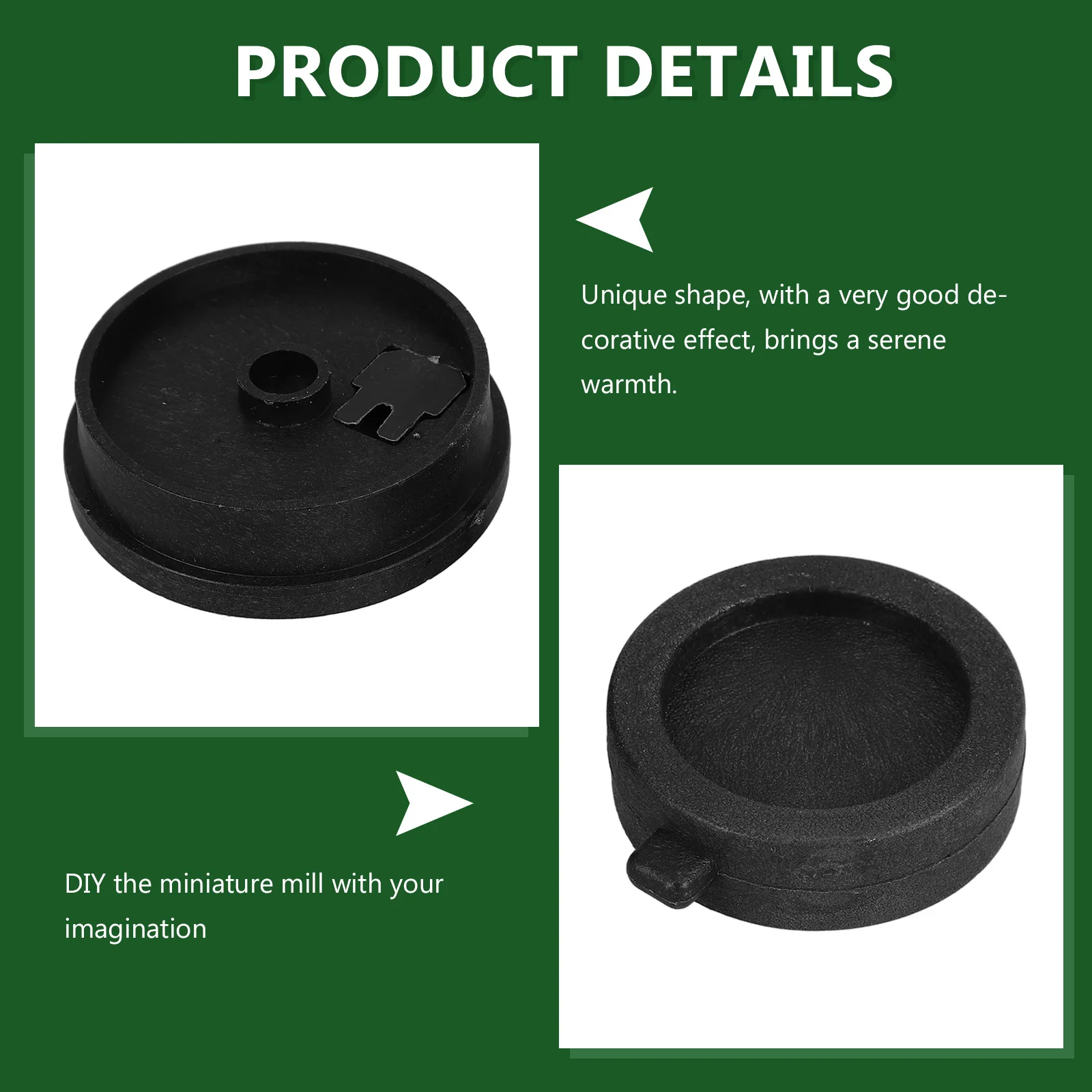 

4 set Micro Simulation Stone Mill Fountain Mini Water Mill For Garden Zen Landscape Resin Ornament Scene Layout Accessory