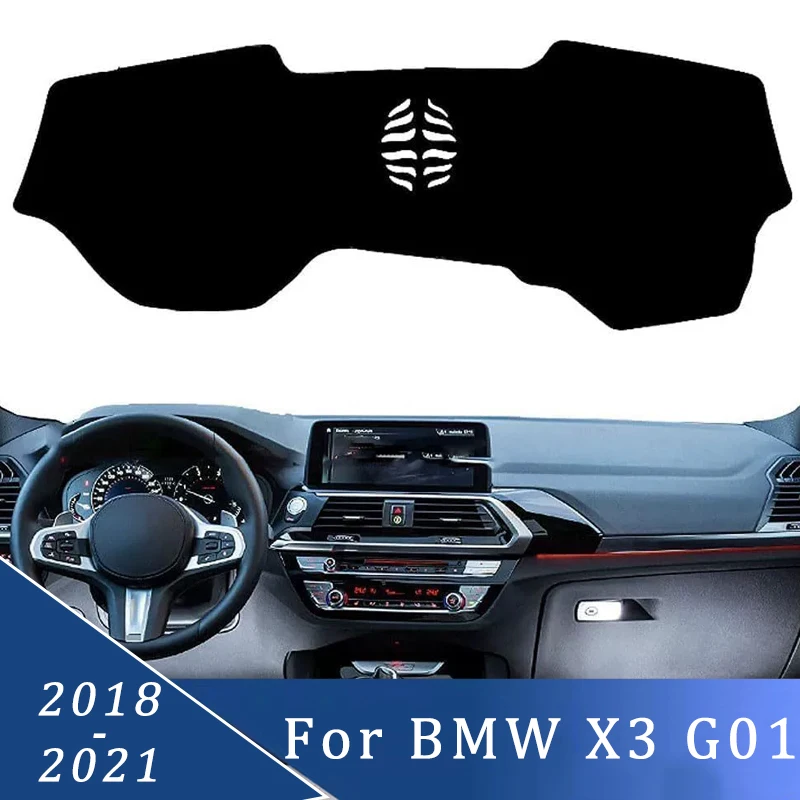 

Car Dashboard Cover Sun Shade Mats Avoid Light Pads Instrument Panel Protective For BMW X3 G01 2018-2021 Model Car Accessories