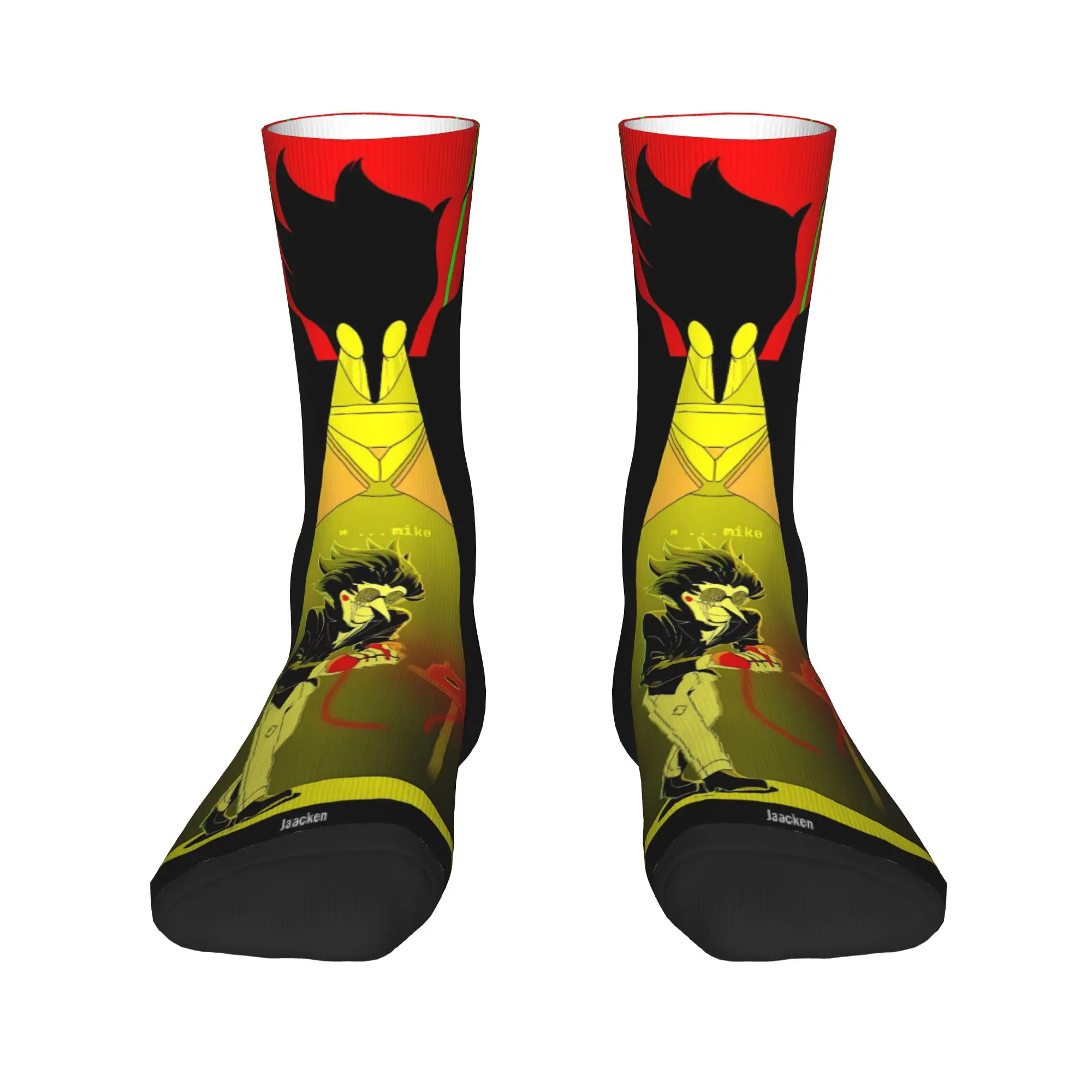 Cute Game Deltarune Spamton Tenna Socks  Casual Stockings Winter Anti Skid Adults Men Socks High Quality Custom Outdoor Socks