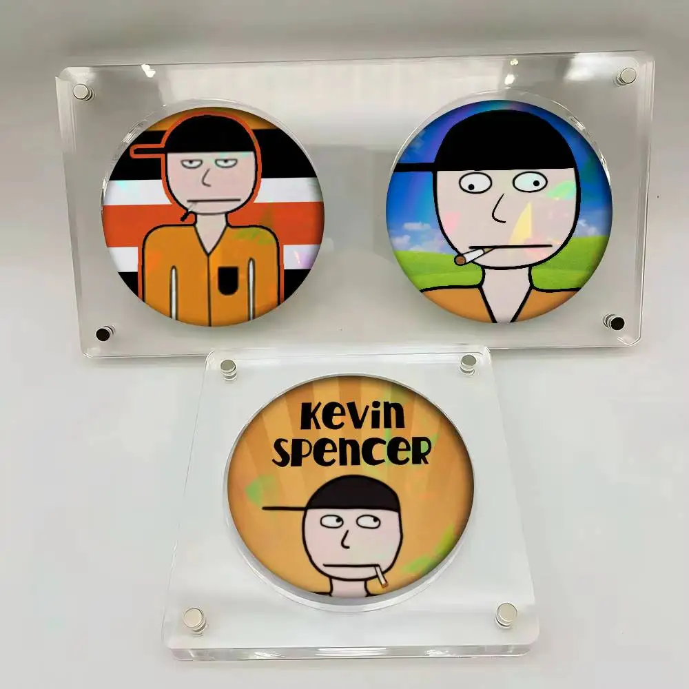 For Kevin Spencer Throw Pillow  Button Pins Cute Manhwa Coin Brooch DIY Backpack Clothing Decor Badge Jewelry Accessories Gifts