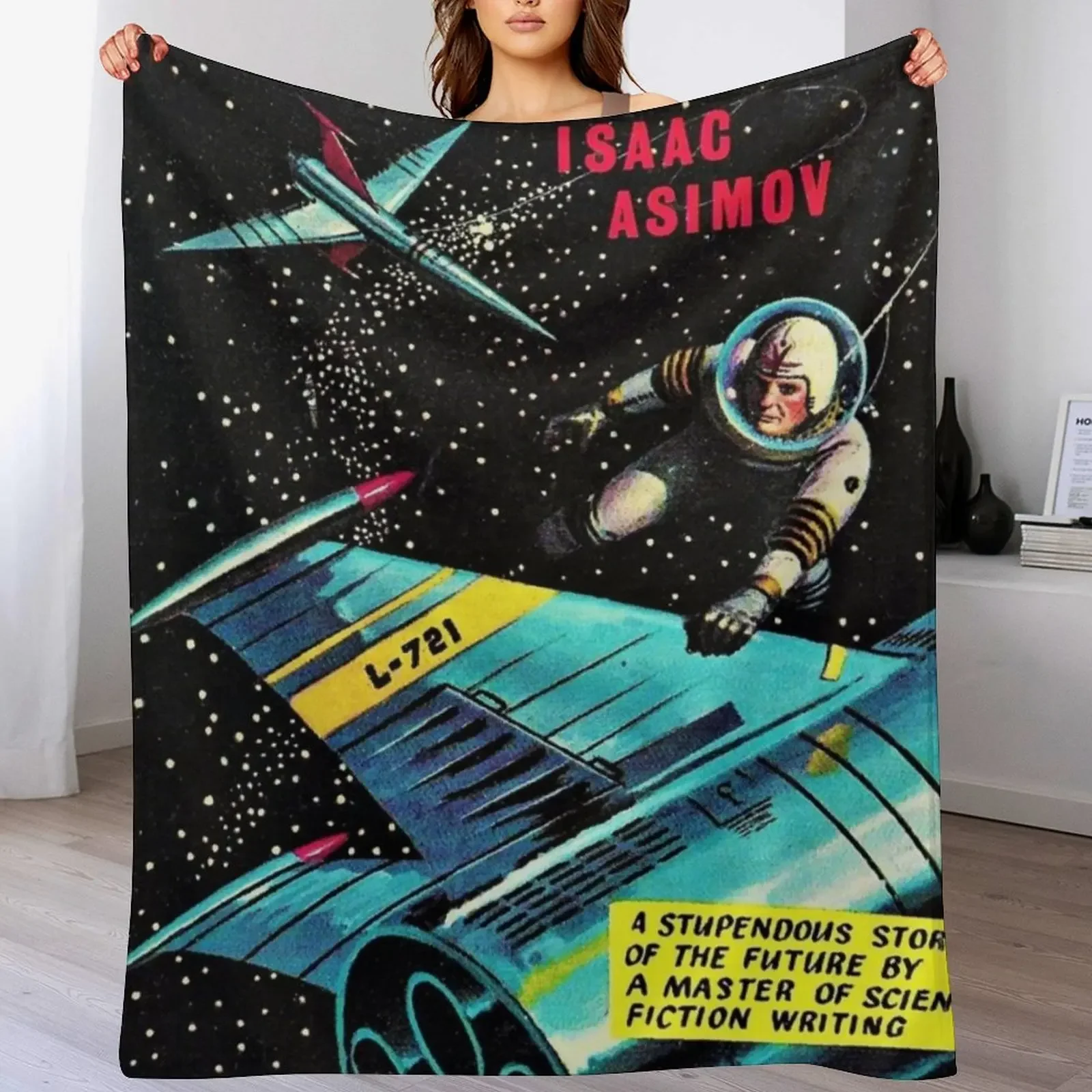 

Second Foundation - Isaac Asimov Throw Blanket Luxury Designer Cute Sofas Plaid on the sofa Blankets