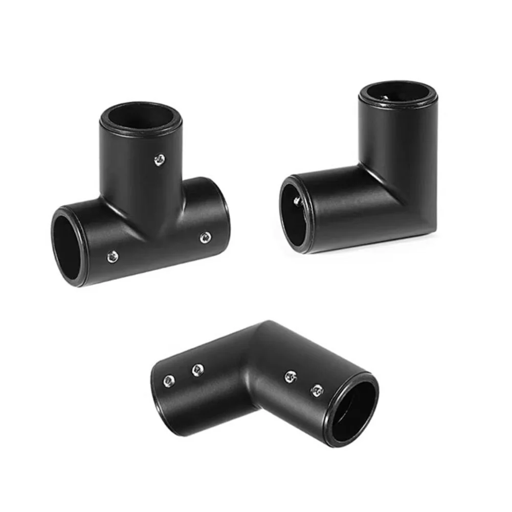 Stylish Stainless Steel Round Pipe Connectors For Bathroom Glass Doors Water Inlet Outlet Supply Pipe DIY Drain Fittings