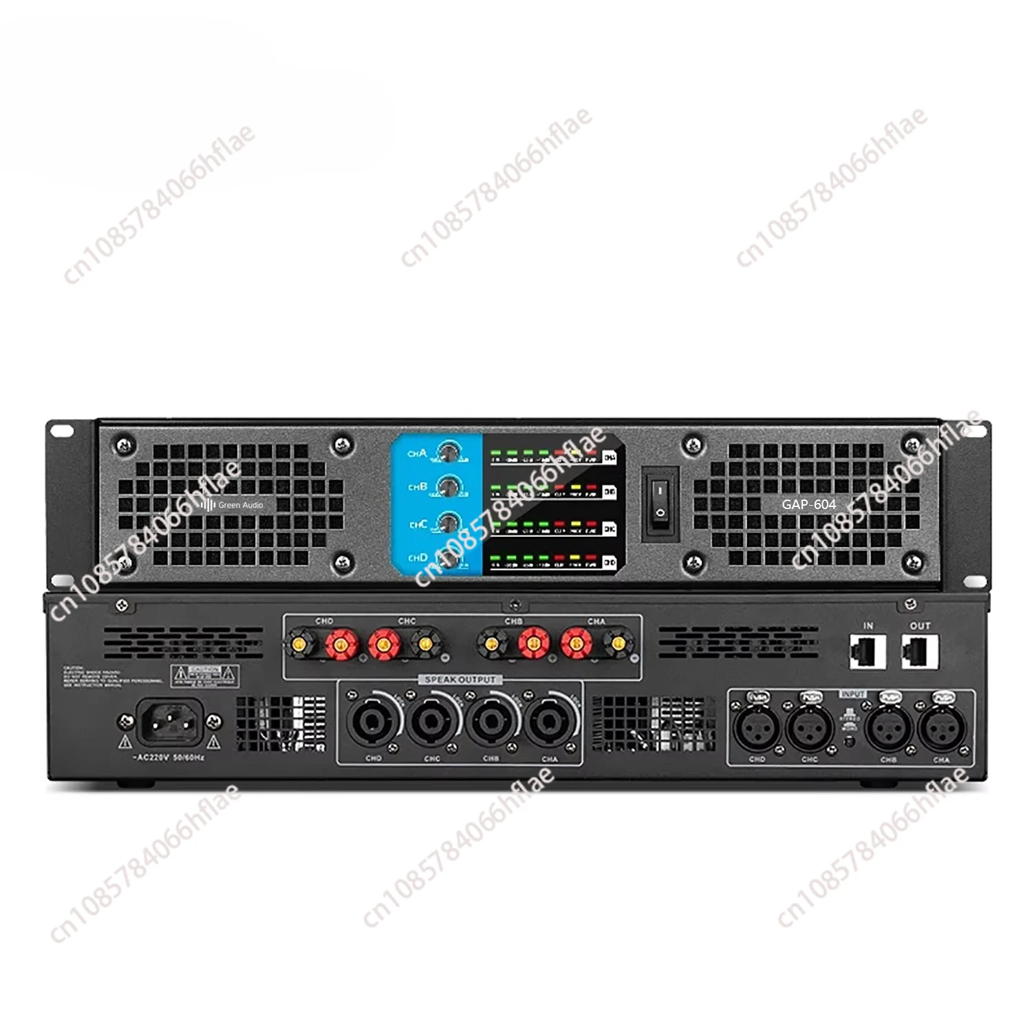 

GAP-604 Digital Amplifier Professional 600 Power Amplifier KTV Stage Focus Church Power Mixer Amplifier