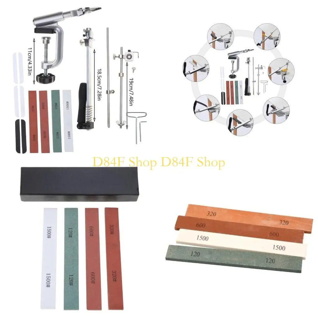 

D84F 360 ° с фиксированным углом точилка для ножа машины металловолок