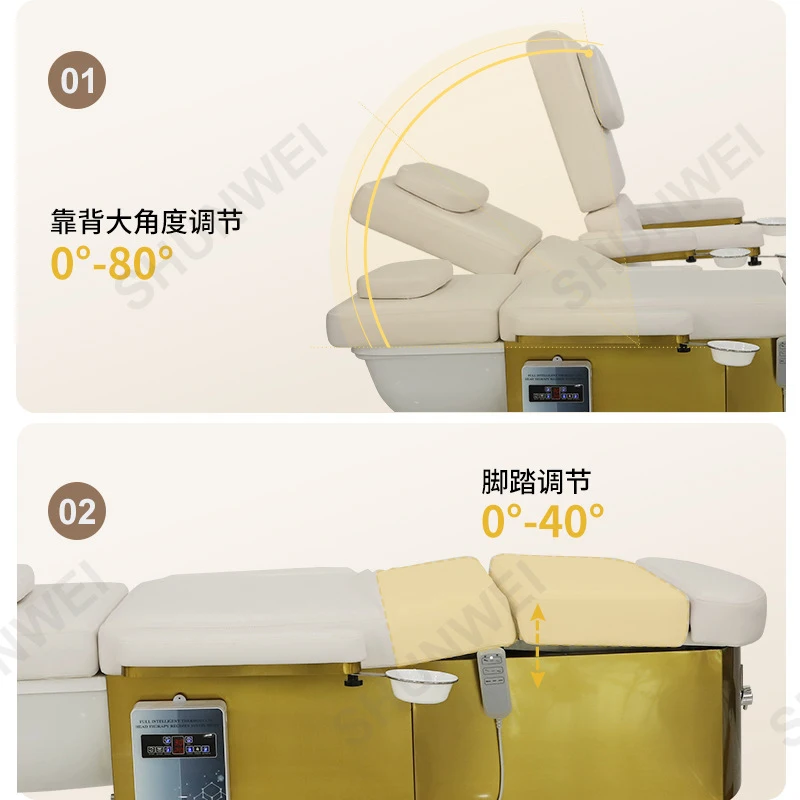 Massage Table & Bed,Beauty Salon Furniture,-Border Beauty , Adjustable Physiotherapy , Foot Bath, Micro-Surgery Therapy Bed, Cir