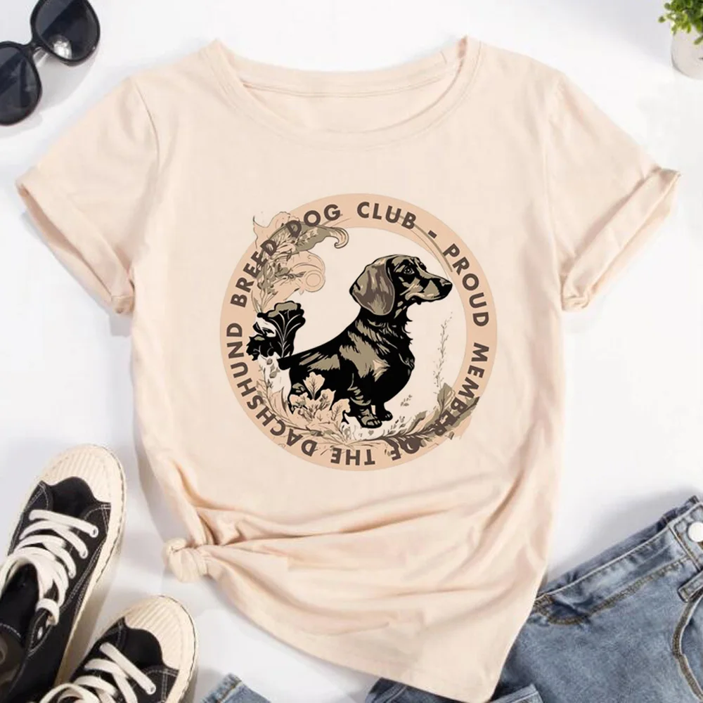 

Perro Salchicha t shirt women Y2K t-shirts girl streetwear 2000s funny clothing